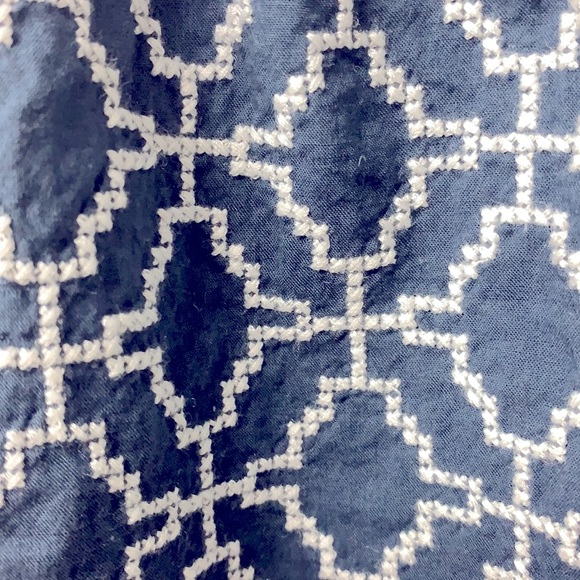 Embroidered Mini Skirt 100% Cotton - Picture 5 of 7